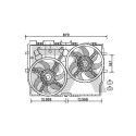 Ventilador, refrigeración del motor