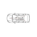 Cable de accionamiento, freno de estacionamiento