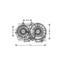 Ventilador, refrigeración del motor