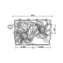 Ventilador, refrigeración del motor