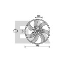 Ventilador, refrigeración del motor