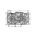 Ventilador, refrigeración del motor