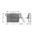 Evaporador, aire acondicionado