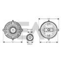 Núcleo ventilador, refr. motor