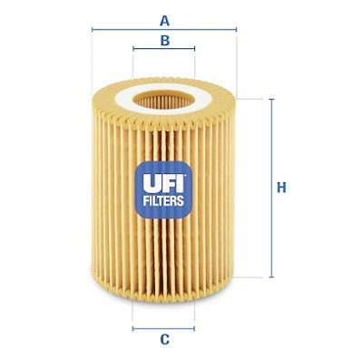 Filtro de aceite UFI 25.027.00