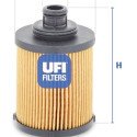 Filtro de aceite UFI 25.031.00