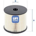 Filtro combustible UFI 26.003.00