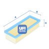 Filtro de aire UFI 30.032.00