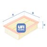 Filtro de aire UFI 30.066.00