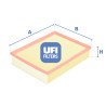 Filtro de aire UFI 30.085.00