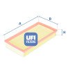 Filtro de aire UFI 30.165.00