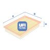 Filtro de aire UFI 30.183.00