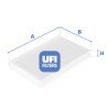 Filtro, aire habitáculo UFI 53.038.00