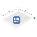 Filtro, aire habitáculo UFI 53.149.00