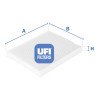 Filtro, aire habitáculo UFI 53.149.00
