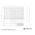Filtro, aire habitáculo