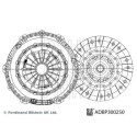 Kit de embrague BLUEPRINT ADBP300250