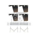 Kit de accesorios, pastillas de frenos