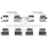 Kit de accesorios, pastillas de frenos