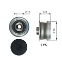 Rueda libre alternador