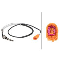 Sensor, temp. gas escape