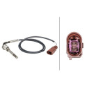 Sensor, temp. gas escape