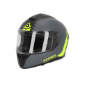 CASCO KRAPON 2206 GRIS Y AMARILLO XS