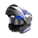 CASCO SEREL 2206 azul y blanco Talla XL