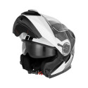 CASCO SEREL 2206 BLANCO Y NEGRO TALLA M
