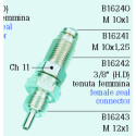 ADAPTADOR MACHO RECUPERABLE 10X1