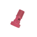TORNILLO  10X1 ALUMINIO ROJO