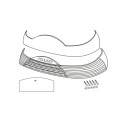 Catadrioptrico rojo para moto maletas SHAD SH46 D1