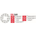 Disco Delt Ktm Sx-Xc 85 105 - DS240