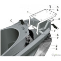Fijación superior SHAD para maleta moto Yahama CYG