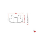 J.PAST.FRENO BR3190 BRENTA