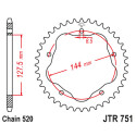 CORONA 751 - 36 ALUMINIO RACELITE JT