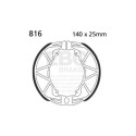 EBC 816 Kit de Frenos para Motocicleta