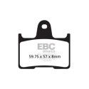 EBC V-PAD Pastillas de Freno Semi-Sinterizadas FA254V