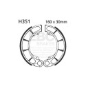 EBC H351 Kit de Zapatas de Freno