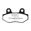 EBC Pastillas de Freno de Carbono SFAC086 para Scooter