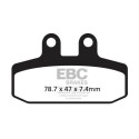 EBC SFAC256 Pastillas de Freno de Carbono para Scooter