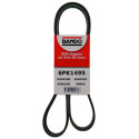 Correa trapecial poli V DAYCO 6 PK 1495