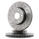 Juego de discos de freno TRW DF4813S