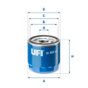 Filtro de aceite UFI 23.650.00