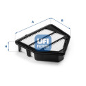 Filtro de aire UFI 30.B62.00