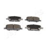 Juego de pastillas de freno JAPANPARTS JAPPA-0403AF
