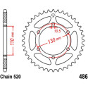 Corona de Motocicleta JT Sprockets JTR48647