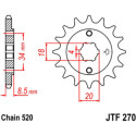 Piñón de Motocicleta JT Sprockets JTF 270-14