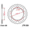 Corona de Motocicleta JT Sprockets JTR83953