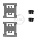 Kit de accesorios, pastillas de frenos